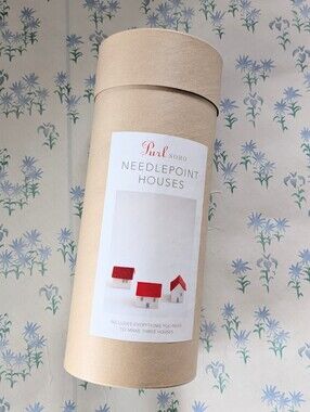 Purl Soho Needlepoint Houses Kit NEW Merino Wool Yarn Holiday Christmas Crafts